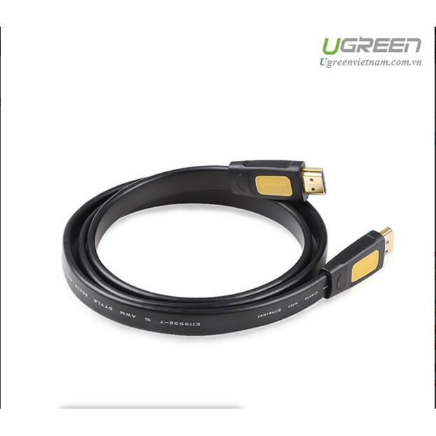 Cáp HDMI sợi dẹt hỗ trợ 4Kx2K chính hãng Ugreen HD101 cao cấp