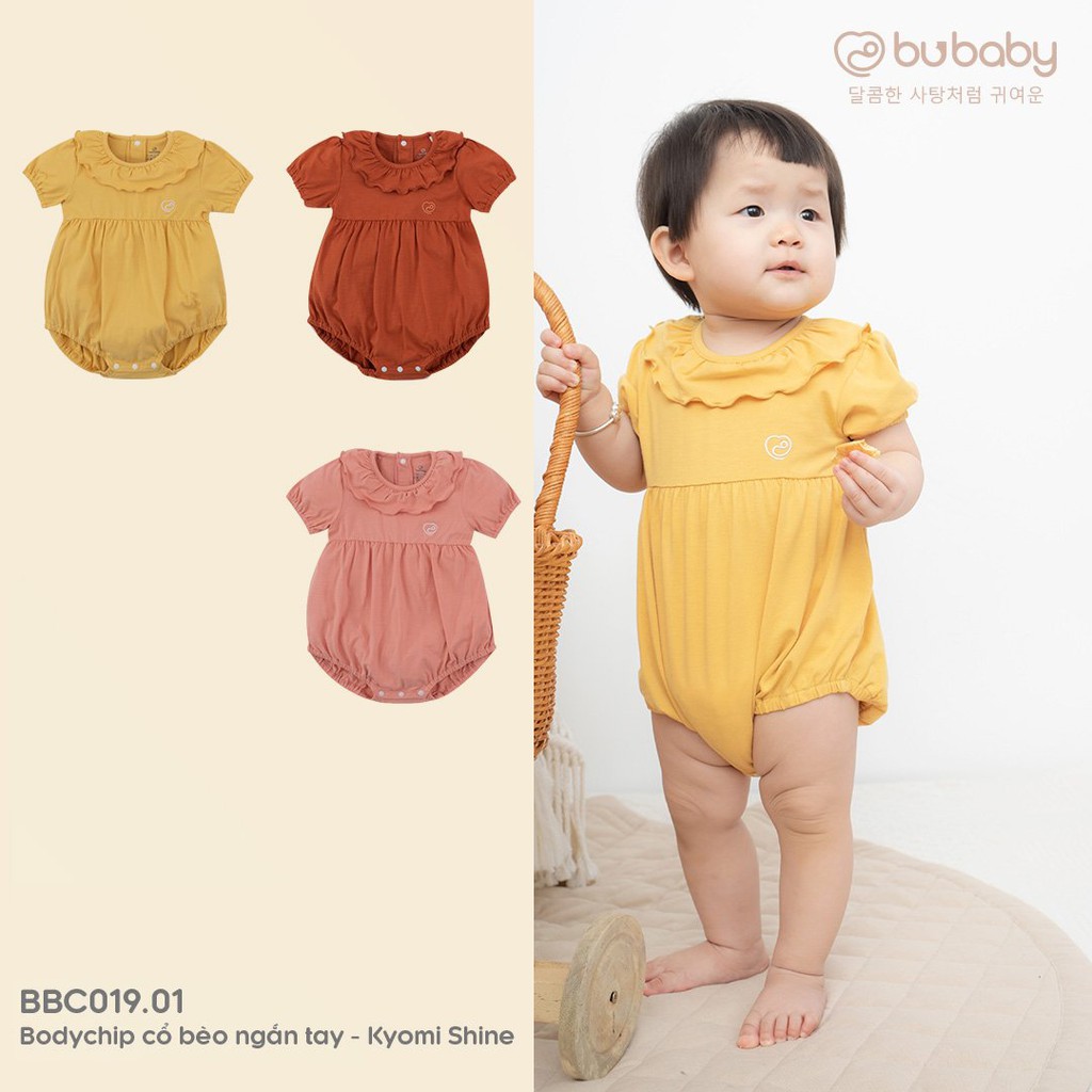 BU Baby - Bodychip cổ bèo ngắn tay Kyomi Shine