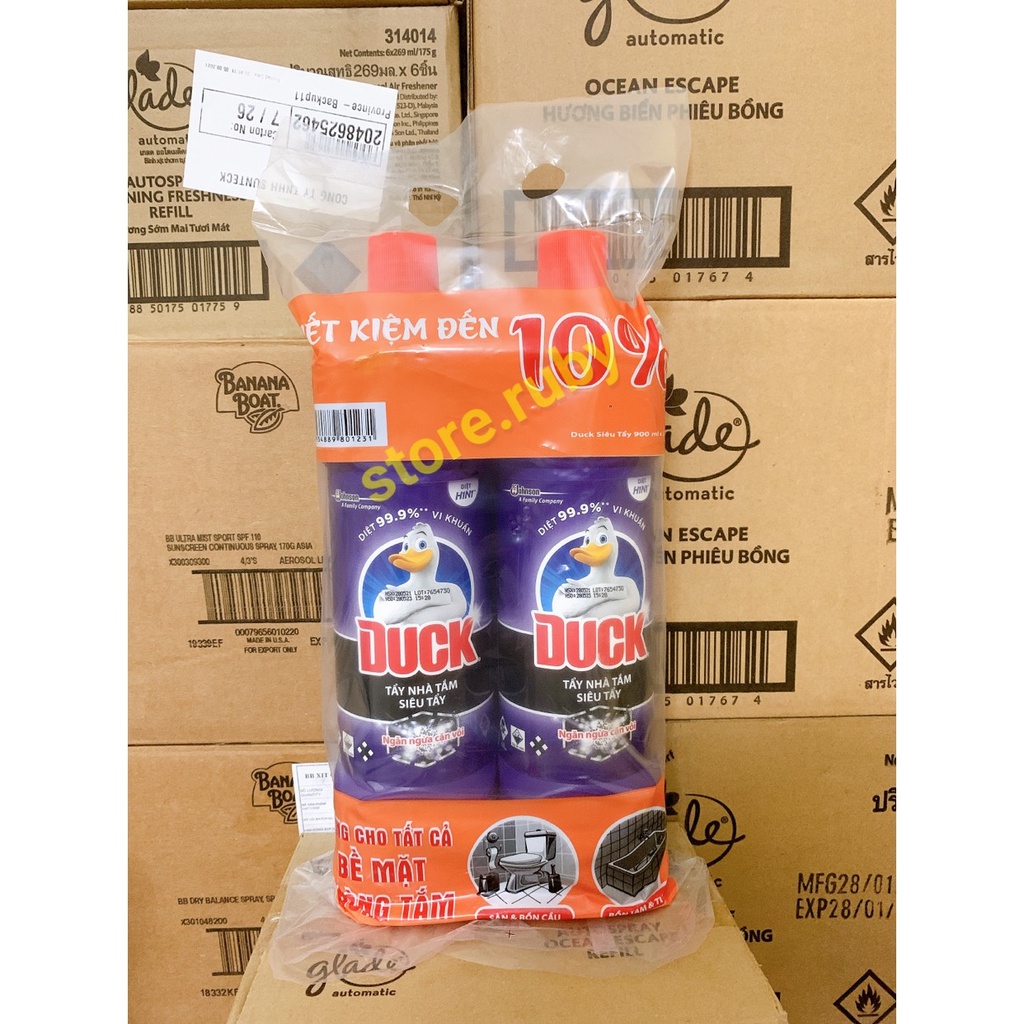 Combo 2 Chai Nước Tẩy Nhà Tắm Duck Mr Mucles Tiết kiệm đến 10%(date mới 2023)