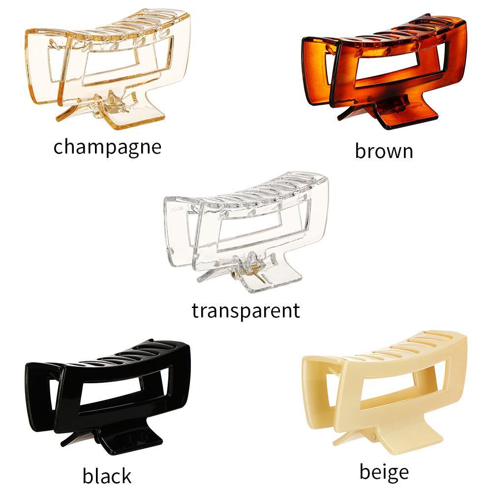 CACTU Kẹp Tóc Càng Cua Bằng Nhựa Acrylic Tạo Kiểu Tóc Thời Trang Dự Tiệc