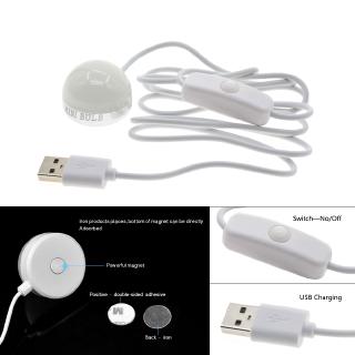 Đèn ngủ đọc sách để bàn USB bóng LED mini 2W 5V có công tắc