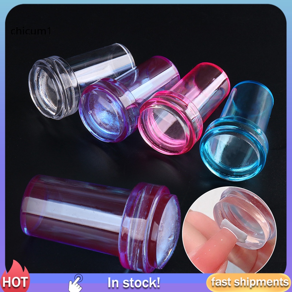 [Hàng mới về] Đồ dập in hình trang trí móng tay mềm mại co giãn có bảng cạo dễ dùng