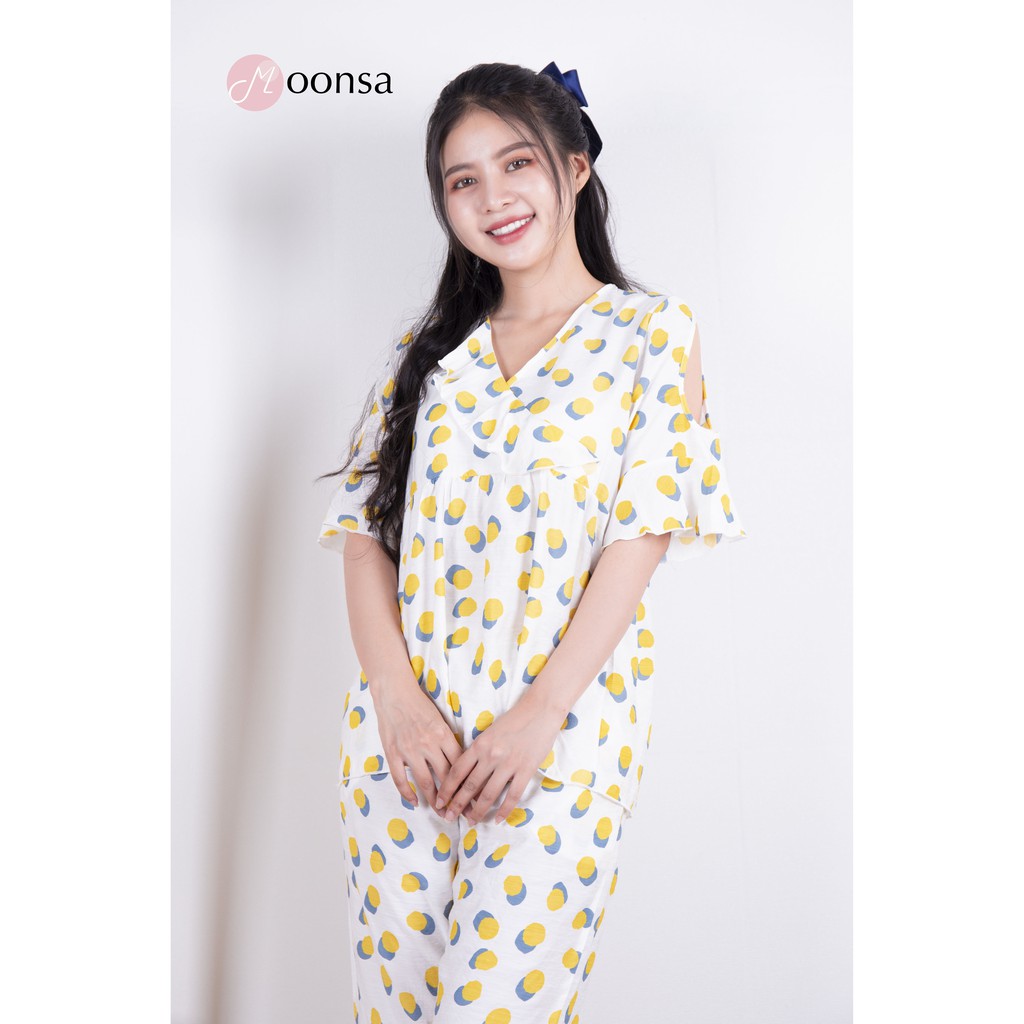 Bộ Đồ Ngủ Đũi Cô Bé Hạt Dẻ [ Moonsa ]