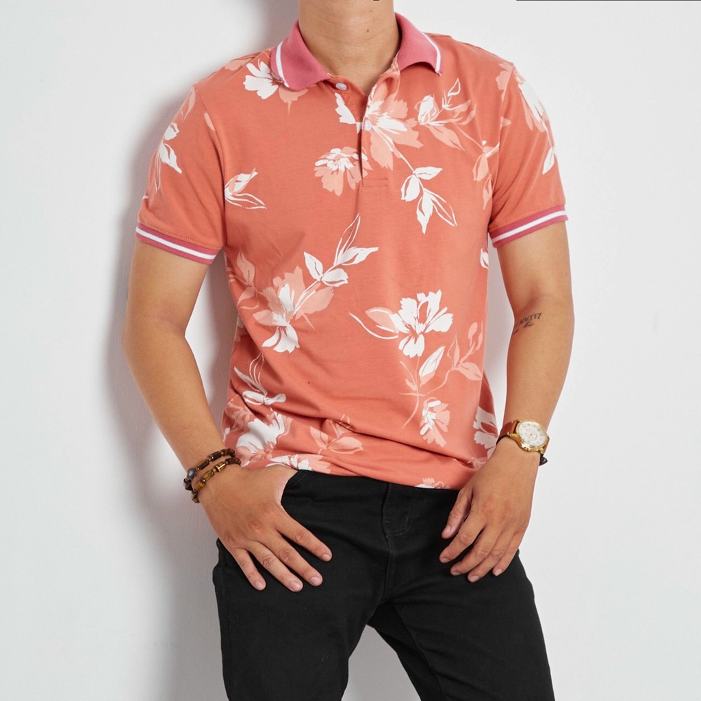 [Form rộng > 90kg] Áo thun Polo nam GAP 7M in họa tiết, chất vải Cotton lụa mềm mịn, chuẩn form basic - POLO4MAN CODE 6 | BigBuy360 - bigbuy360.vn