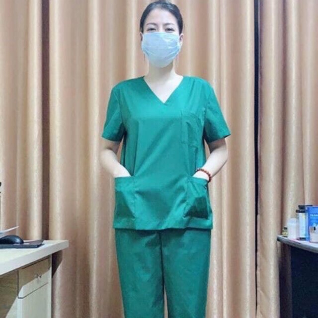 Bộ quần áo phẫu thuật dùng trong y tế,spa,thẩm mỹ