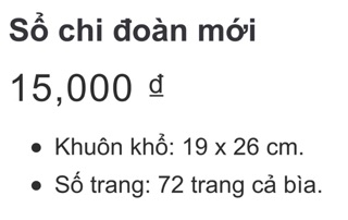 Sổ chi đoàn