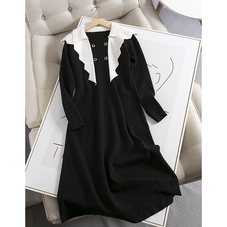 Đầm len thanh lịch