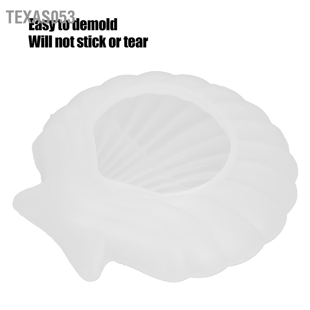 [Hàng mới về] Khuôn silicone làm khay đựng trang sức hình vỏ sò trang trí nhà cửa DIY