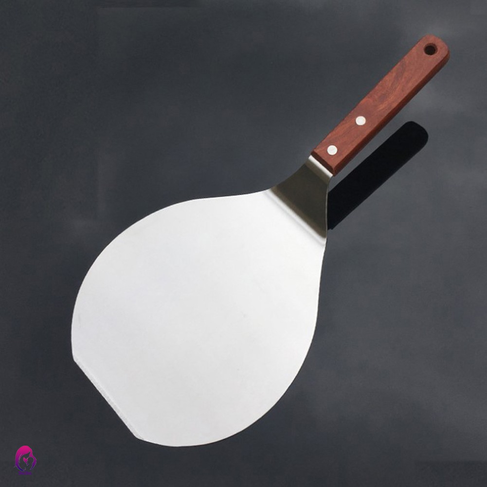 ♦♦ Stainless Steel Pizza Spatula Pie Cake Shovel Pancake Baking Tool for Home Kitchen