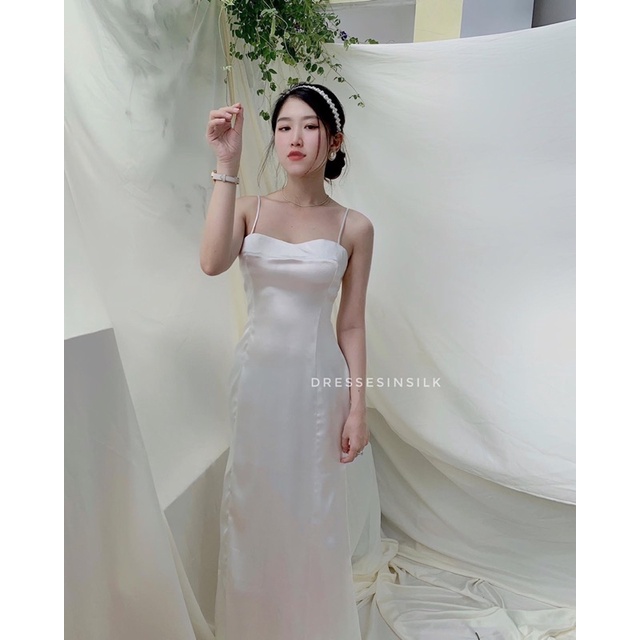Đầm Lụa Form Đuôi Cá Tôn Dáng