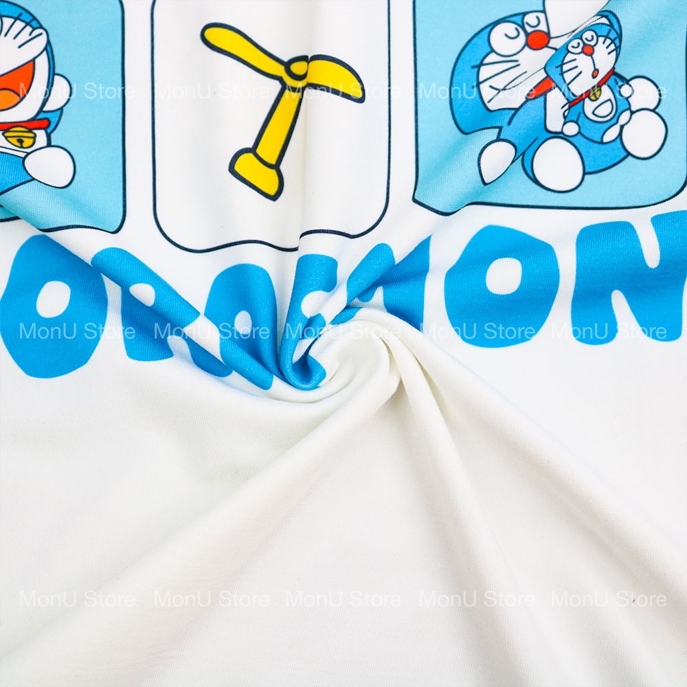 Áo thun thiết kế hình DORAEMON DOREMON trắng mẫu C dễ thương cute MON0204 TooYoo