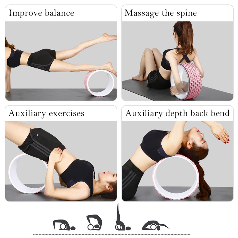 Bánh Xe 3d Hỗ Trợ Tập Yoga Tiện Lợi