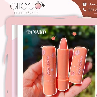 Tanako - Son dưỡng môi mùi đào tint hồng - Peach Soda