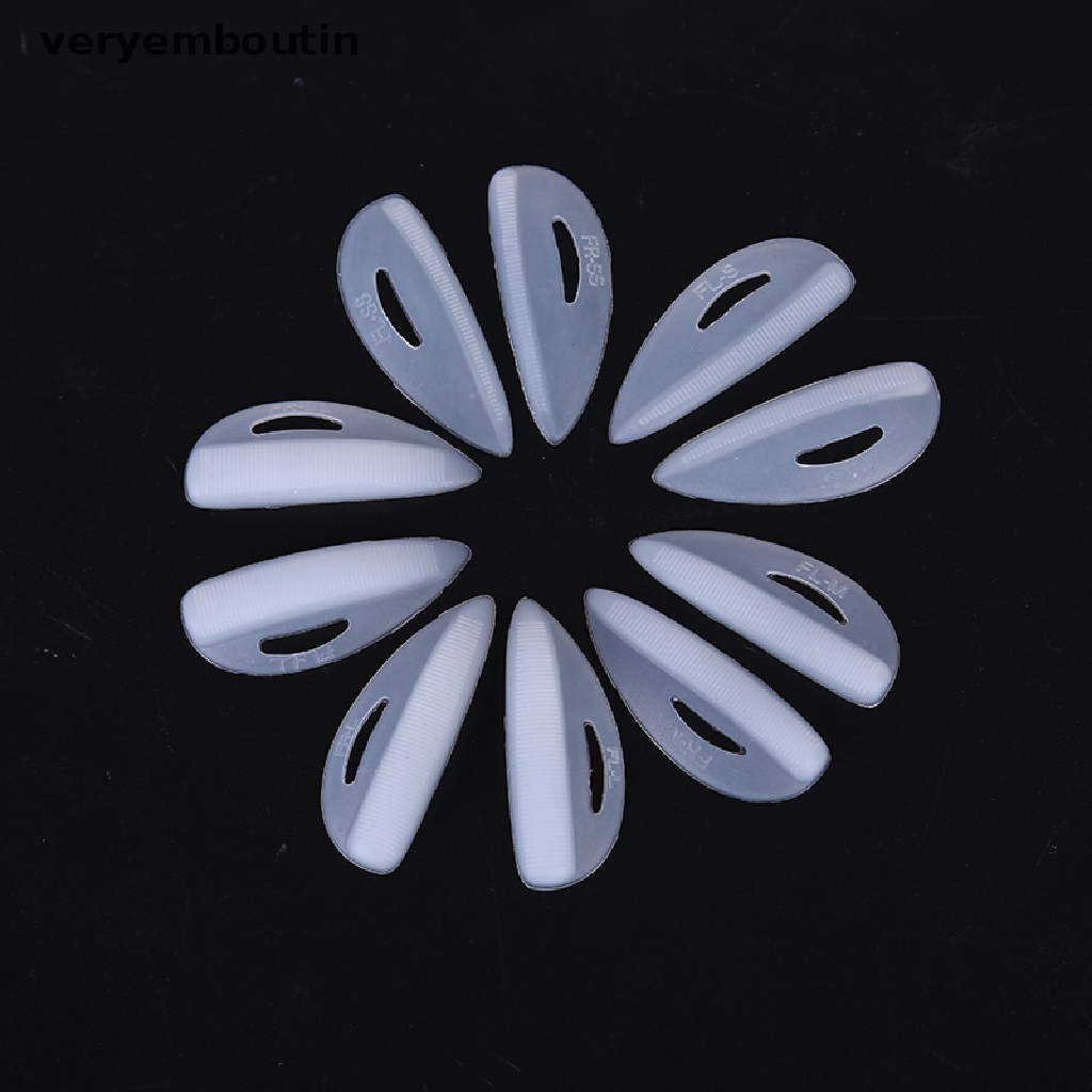 [Hàng mới về] Set 10 miếng đệm silicone dùng uốn cong lông mi tiện lợi