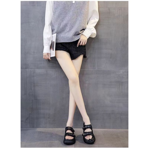 Giày Mary Jane cao gót vải da đính nơ kiểu lolita Nhật Bản trẻ trung dễ phối đồ