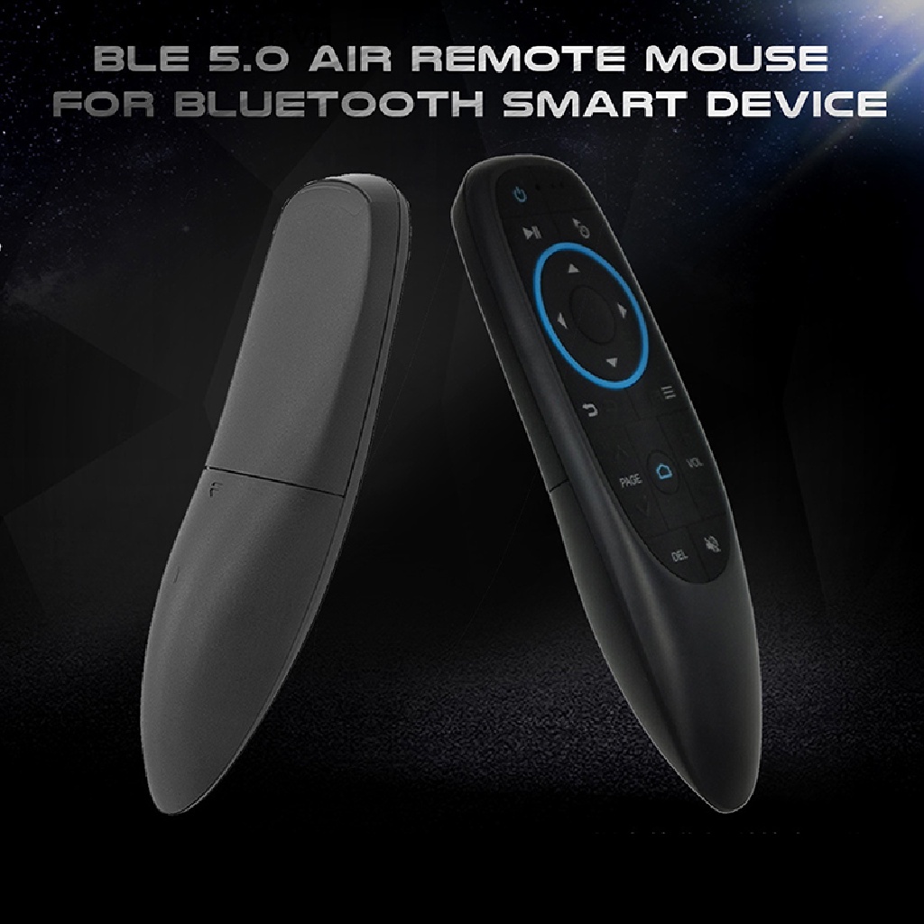 【GoldenSilver】 G10BTS Bluetooth Wireless Air Mouse Gyroscope Smart Remote Control for Smart TV .