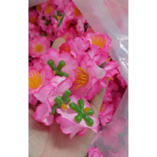 Combo hoa đào rời và kẽm buộc. 180k
