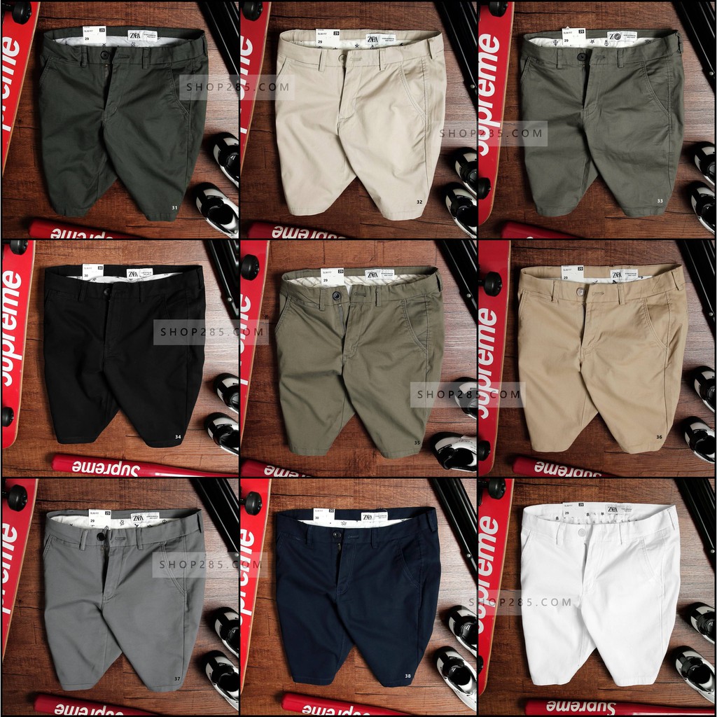 QSZR3 - Quần kaki short 9 màu || SlimFit | B inbox để tư vấn size ! Quần short kaki với bản màu tươi tắn !!!