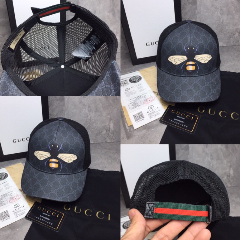 NÓN GUCCI ONG ĐEN SPF FULL BOX