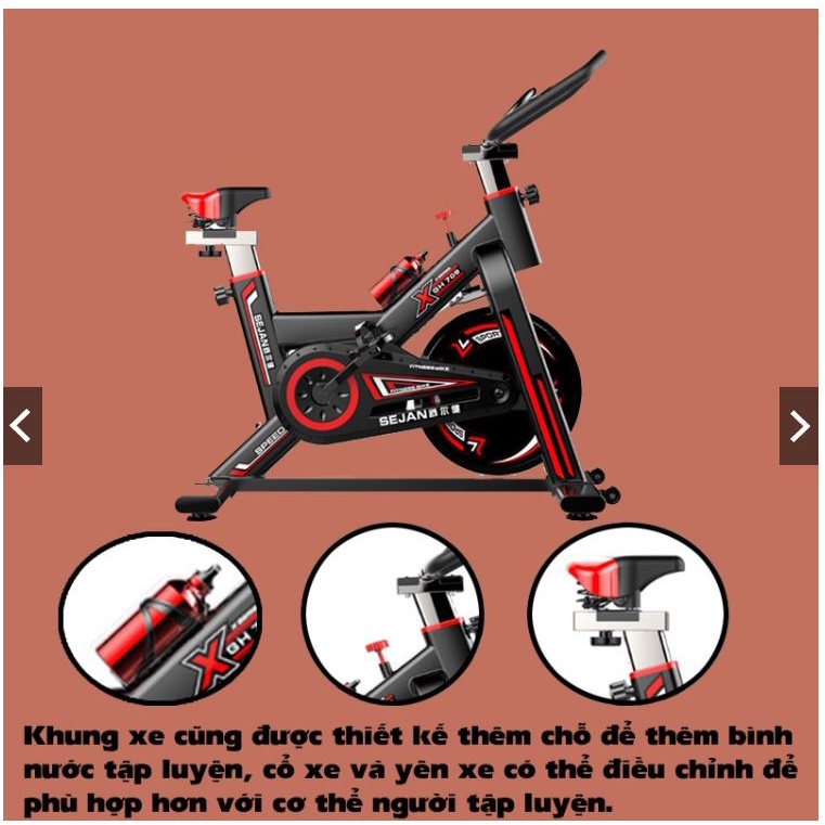 Xe đạp tập thể dục Air bike GH-709 thiết kế mới  phiên bản hoa kỳ