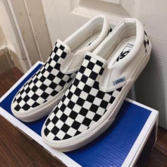 Giày Sneaker 𝐕𝐀𝐍𝐒 Caro Lười Slipon Đủ Size Nam Nữ Full Box BiIl | BigBuy360 - bigbuy360.vn