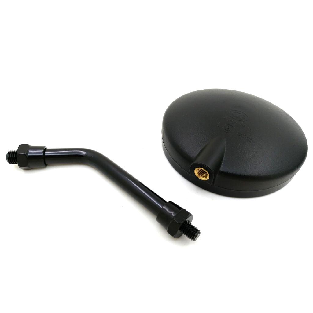 2 Gương Chiếu Hậu Hình Tròn 10mm Xoay 360 Độ Cho Xe Máy