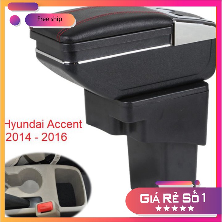 Hộp tỳ tay ô tô Hyundai Accent 2014-2016 cao cấp JDZX-HDAC1416 D
