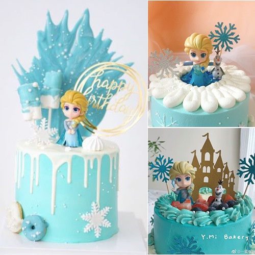 Búp Bê Công Chúa Elsa Anna Disney Đội Nón Bánh Sinh Nhật Đồ Chơi Cho Trẻ Em