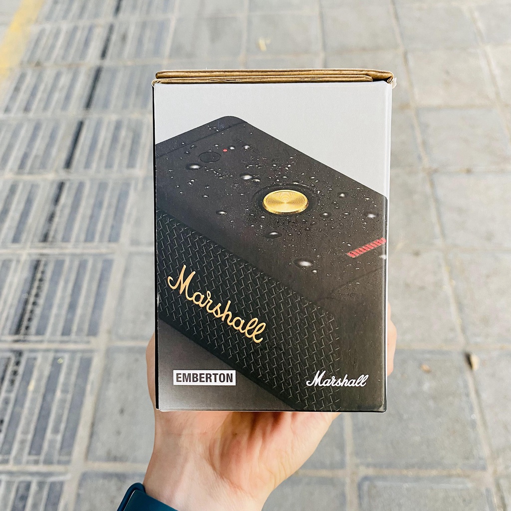 Loa di động bluetooth Marshall Emberton 20W chính hãng mới 100% Fullbox - Bảo hành 12 tháng