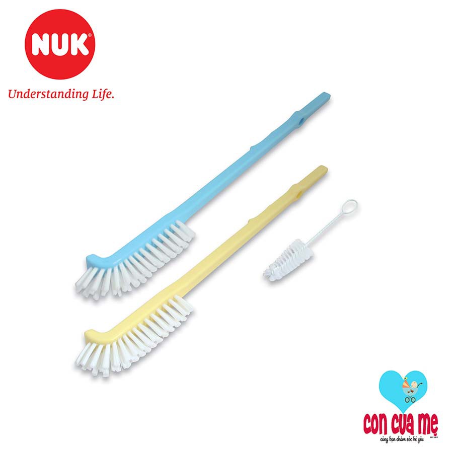 Bộ chổi cọ bình sữa và núm ti Nuk 28452 / 28458