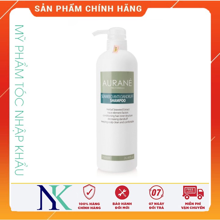 Dầu Gội Dành Cho Tóc Gàu Aurane Seaweedanti 750ml