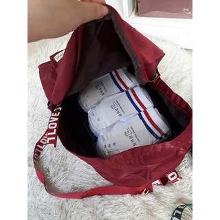 Ba lô đựng sách vở chữ love