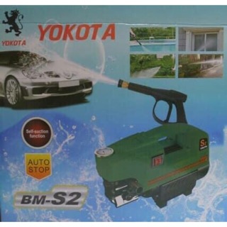 Máy rửa xe&máy lạnh gia đình yokota 1800w kèm bình pha xà bông