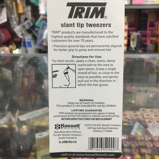 Nhíp TRIM Slant Tip Tweezers