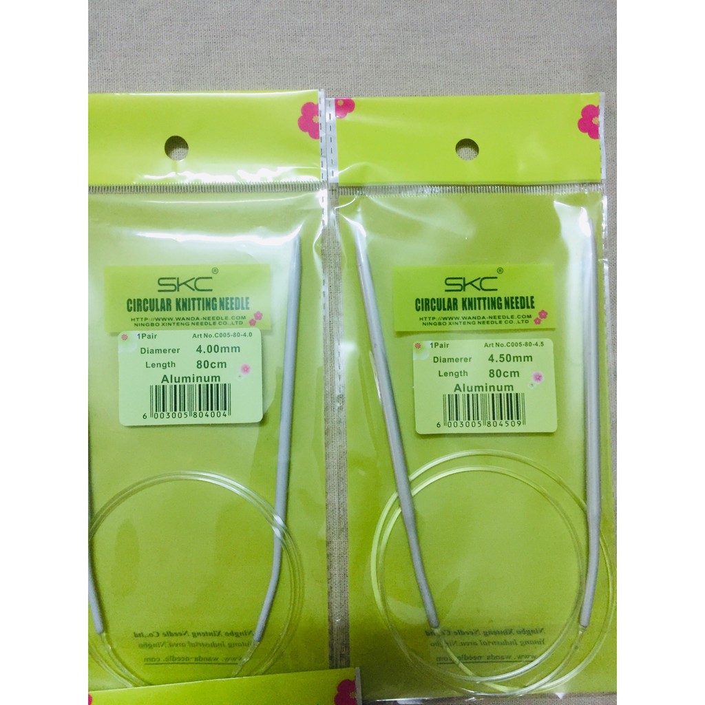 Que đan vòng SKC 80cm dùng đan áo, khăn, váy, mũ cao cấp