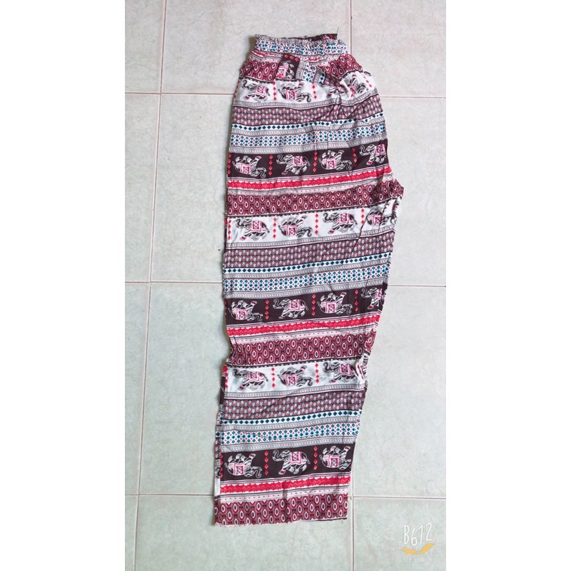 [size 3/75-90ky]Quần alibaba quần baggy có 2 túi 2 bên size to bigsize