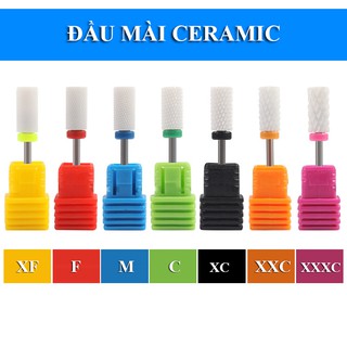 Đầu mài móng ceramic (đầu bằng)