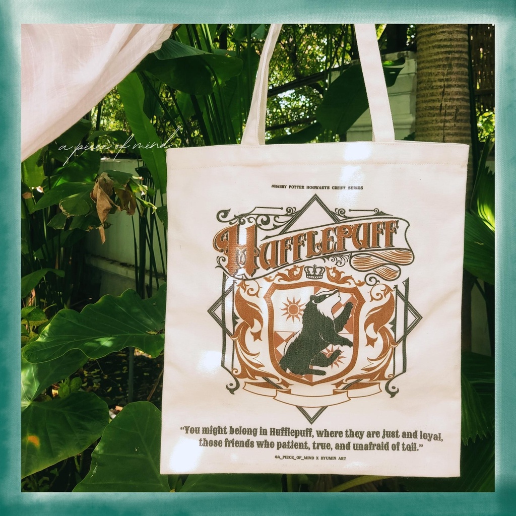 A PIECE OF MIND X HYUMIN FANART - Túi Vải Canvas Hoạ Tiết Độc Quyền HARRY POTTER Vừa A4, Laptop