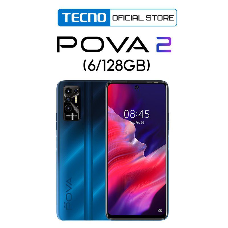 Điện thoại Tecno Pova 2 mới 100%, nguyên seal, pin siêu khủng 7000mah