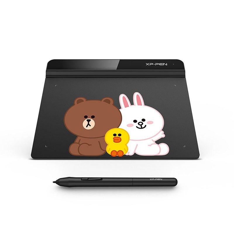 Bảng Vẽ Điện Tử Siêu Mỏng Lực Nhấn 8192 XP-Pen Star G640LM LINE FRIENDS + Kèm Combo Quà Tặng Hấp Dẫn + ĐẦU OTG