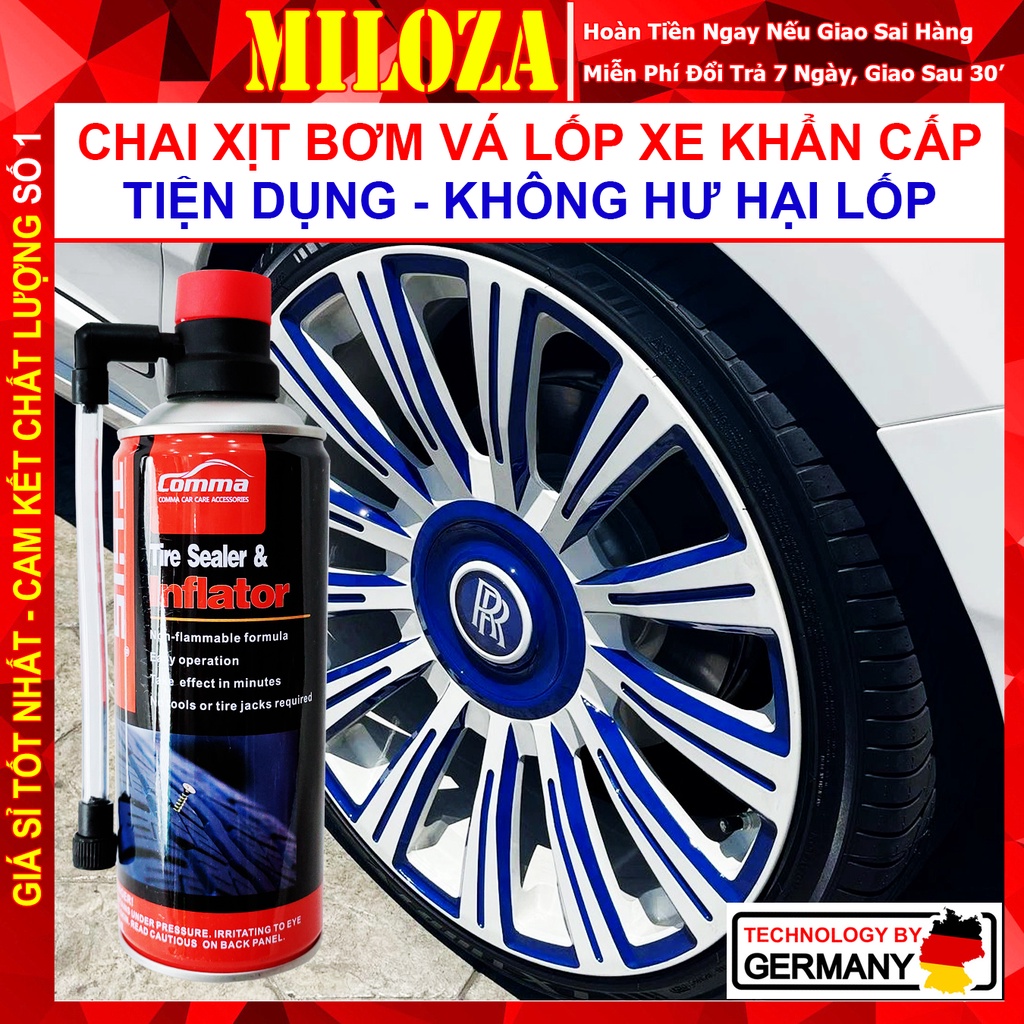 Keo Tự Vá Lốp Xe Máy , Ô tô - Vá Lốp Không Săm , Có Săm - An Toàn, Nhanh, Tiết Kiệm - THIS Tire Inflator