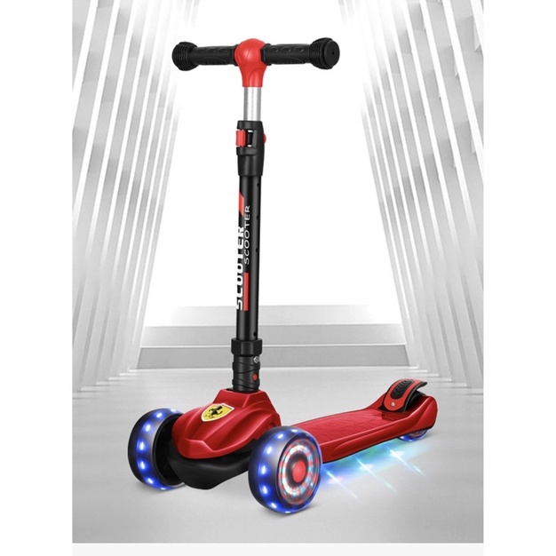 Siêu phẩm Xe Trượt Scooter hiệu Be1 bánh to, đèn sáng dễ đi cho bé 2-10 tuổi