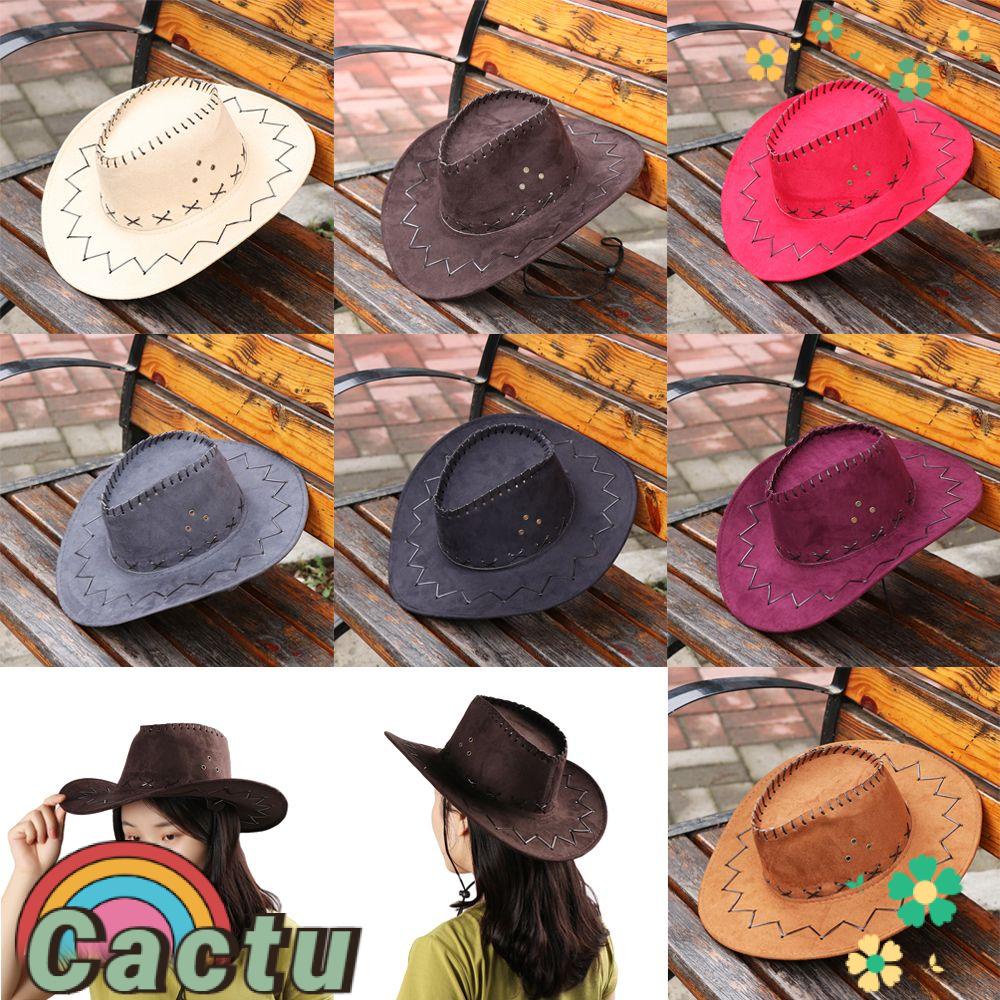 Mũ Cao Bồi Bằng Da Lộn Thời Trang Sành Điệu