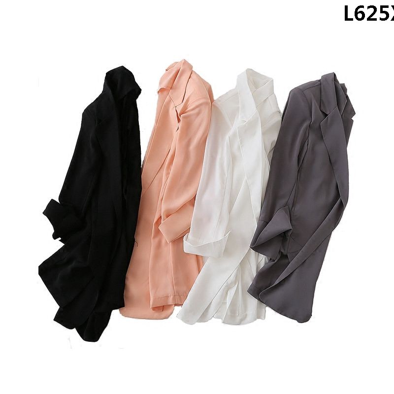 Áo Khoác Voan Mỏng Màu Trắng Dáng Rộng Phong Cách Hàn Quốc Thời Trang Mùa Thu Cho Nữ | BigBuy360 - bigbuy360.vn