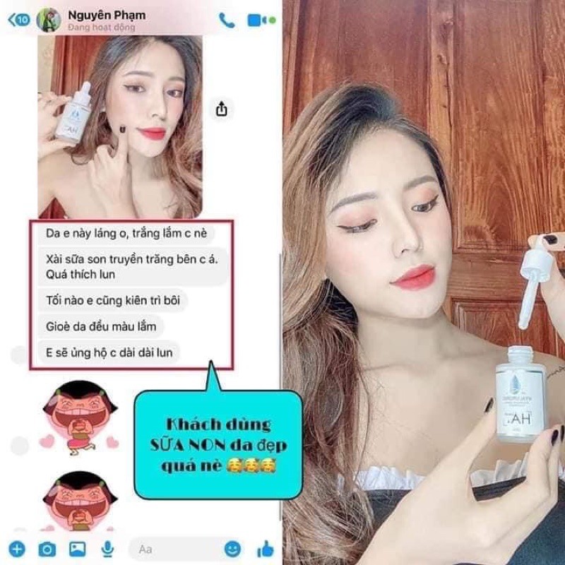 [Chính HSỮA NON TRUYỀN TRẮNG DA MẶT HA+ CAVIAR HYALURONIC 7DAY