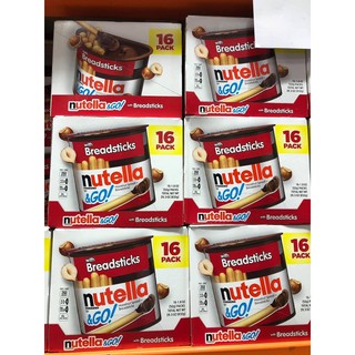 Thùng bánh Nutella chocolate breasticks (16 hộp)