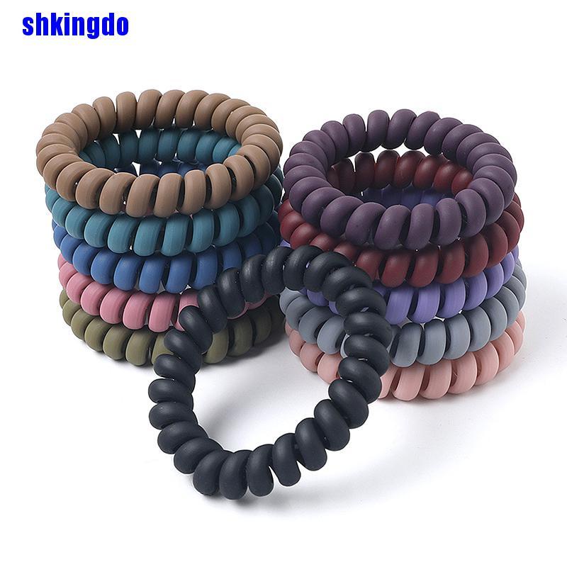 Dây buộc tóc bằng cao su mặt nhám phát sáng trong tối độc đáo cho nữ