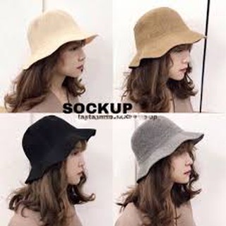 Mũ Bucket Ulzzang Heominhon vành lượn sóng