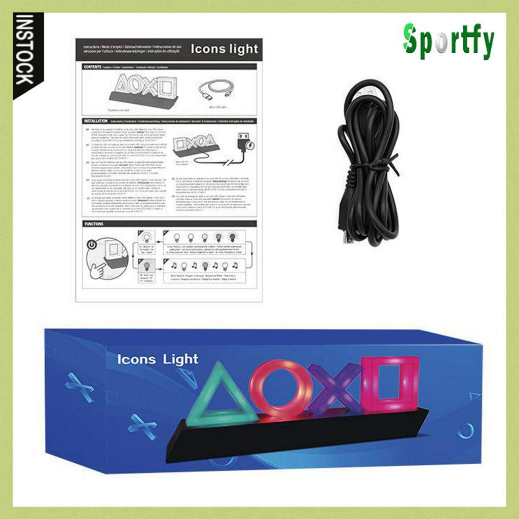 PLAYSTATION Đèn Led Để Bàn 3 Chế Độ