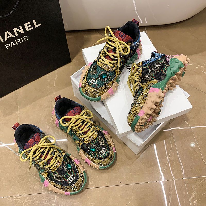 Giày Thể Thao Tăng Chiều Cao 4cm Chống Trượt Thời Trang Mùa Hè 2023 Dành Cho Nữ